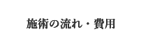 施術の流れ・費用